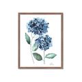 Picture of Blue Hydrangeas I _GroupedProduct_Rectangle_Portrait_Framed_Matted_