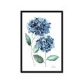 Picture of Blue Hydrangeas I _GroupedProduct_Rectangle_Portrait_Framed_Matted_