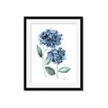 Picture of Blue Hydrangeas I _GroupedProduct_Rectangle_Portrait_Framed_Matted_