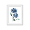 Picture of Blue Hydrangeas I _GroupedProduct_Rectangle_Portrait_Framed_Matted_
