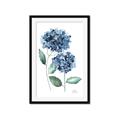 Picture of Blue Hydrangeas I _GroupedProduct_Rectangle_Portrait_Framed_Matted_