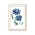 Picture of Blue Hydrangeas I _GroupedProduct_Rectangle_Portrait_Framed_Matted_