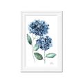 Picture of Blue Hydrangeas I _GroupedProduct_Rectangle_Portrait_Framed_Matted_