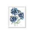 Picture of Blue Hydrangeas II _GroupedProduct_Rectangle_Portrait_Framed_Matted_