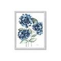 Picture of Blue Hydrangeas II _GroupedProduct_Rectangle_Portrait_Framed_Matted_