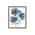 Picture of Blue Hydrangeas II _GroupedProduct_Rectangle_Portrait_Framed_Matted_