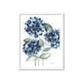 Picture of Blue Hydrangeas II _GroupedProduct_Rectangle_Portrait_Framed_Matted_