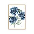 Picture of Blue Hydrangeas II _GroupedProduct_Rectangle_Portrait_Framed_Matted_