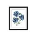 Picture of Blue Hydrangeas II _GroupedProduct_Rectangle_Portrait_Framed_Matted_