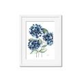 Picture of Blue Hydrangeas II _GroupedProduct_Rectangle_Portrait_Framed_Matted_