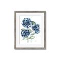 Picture of Blue Hydrangeas II _GroupedProduct_Rectangle_Portrait_Framed_Matted_