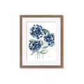Picture of Blue Hydrangeas II _GroupedProduct_Rectangle_Portrait_Framed_Matted_