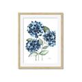 Picture of Blue Hydrangeas II _GroupedProduct_Rectangle_Portrait_Framed_Matted_