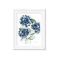 Picture of Blue Hydrangeas II _GroupedProduct_Rectangle_Portrait_Framed_Matted_