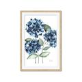 Picture of Blue Hydrangeas II _GroupedProduct_Rectangle_Portrait_Framed_Matted_