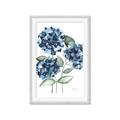 Picture of Blue Hydrangeas II _GroupedProduct_Rectangle_Portrait_Framed_Matted_