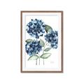 Picture of Blue Hydrangeas II _GroupedProduct_Rectangle_Portrait_Framed_Matted_