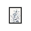 Picture of Blue Flower Sketch I _GroupedProduct_Rectangle_Portrait_Framed_Matted_