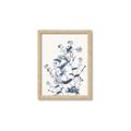 Picture of Blue Flower Sketch I _GroupedProduct_Rectangle_Portrait_Framed_Matted_