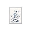 Picture of Blue Flower Sketch I _GroupedProduct_Rectangle_Portrait_Framed_Matted_