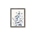Picture of Blue Flower Sketch I _GroupedProduct_Rectangle_Portrait_Framed_Matted_