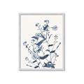 Picture of Blue Flower Sketch I _GroupedProduct_Rectangle_Portrait_Framed_Matted_