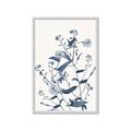 Picture of Blue Flower Sketch I _GroupedProduct_Rectangle_Portrait_Framed_Matted_