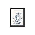 Picture of Blue Flower Sketch I _GroupedProduct_Rectangle_Portrait_Framed_Matted_