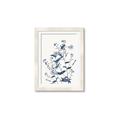 Picture of Blue Flower Sketch I _GroupedProduct_Rectangle_Portrait_Framed_Matted_