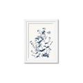 Picture of Blue Flower Sketch I _GroupedProduct_Rectangle_Portrait_Framed_Matted_