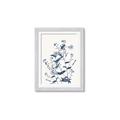 Picture of Blue Flower Sketch I _GroupedProduct_Rectangle_Portrait_Framed_Matted_