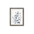 Picture of Blue Flower Sketch I _GroupedProduct_Rectangle_Portrait_Framed_Matted_