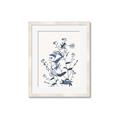 Picture of Blue Flower Sketch I _GroupedProduct_Rectangle_Portrait_Framed_Matted_