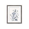 Picture of Blue Flower Sketch I _GroupedProduct_Rectangle_Portrait_Framed_Matted_