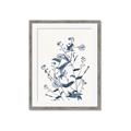 Picture of Blue Flower Sketch I _GroupedProduct_Rectangle_Portrait_Framed_Matted_