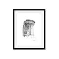 Picture of Greek Column Sketch _GroupedProduct_Rectangle_Portrait_Framed_Matted_