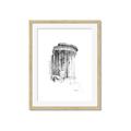 Picture of Greek Column Sketch _GroupedProduct_Rectangle_Portrait_Framed_Matted_