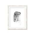 Picture of Greek Column Sketch _GroupedProduct_Rectangle_Portrait_Framed_Matted_