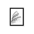 Picture of Colosseum Sketch _GroupedProduct_Rectangle_Portrait_Framed_Matted_