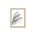 Picture of Colosseum Sketch _GroupedProduct_Rectangle_Portrait_Framed_Matted_