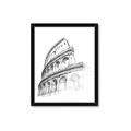 Picture of Colosseum Sketch _GroupedProduct_Rectangle_Portrait_Framed_Matted_