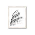 Picture of Colosseum Sketch _GroupedProduct_Rectangle_Portrait_Framed_Matted_
