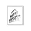 Picture of Colosseum Sketch _GroupedProduct_Rectangle_Portrait_Framed_Matted_