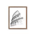 Picture of Colosseum Sketch _GroupedProduct_Rectangle_Portrait_Framed_Matted_