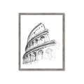 Picture of Colosseum Sketch _GroupedProduct_Rectangle_Portrait_Framed_Matted_