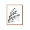 Picture of Colosseum Sketch _GroupedProduct_Rectangle_Portrait_Framed_Matted_