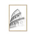 Picture of Colosseum Sketch _GroupedProduct_Rectangle_Portrait_Framed_Matted_