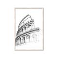 Picture of Colosseum Sketch _GroupedProduct_Rectangle_Portrait_Framed_Matted_