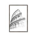 Picture of Colosseum Sketch _GroupedProduct_Rectangle_Portrait_Framed_Matted_