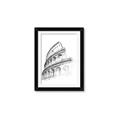 Picture of Colosseum Sketch _GroupedProduct_Rectangle_Portrait_Framed_Matted_